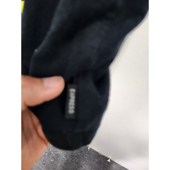 Express Mens NYC USA Graphic T-Shirt Medium Black Short Sleeve Grunge Streetwear - Picture 7 of 9